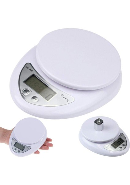 Doğru Mutfak Dijital LED Elektronik Tartı Mutfak Gıda Terazisi Mutfak Restoran Gıda Ağırlığı Ölçme Aracı Mutfak Pişirme Aracı 5kg/1g (Yurt Dışından)
