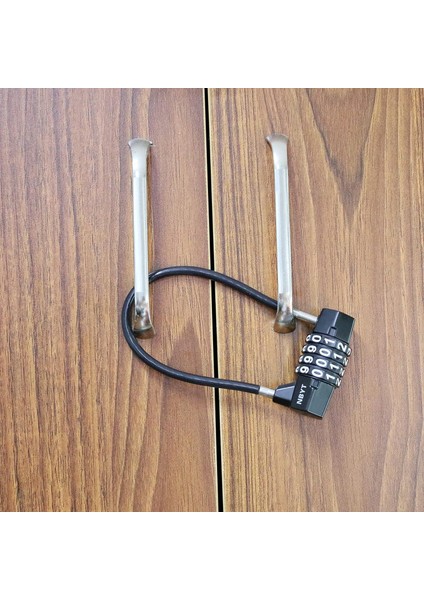 Çelik Kablo Halatlı 4 Haneli Şifreli Kilit, Dolap Kapı Kolu Asma Kilit, Çap3/16", UZUNLUK11", Dolaplar, Dosya Dolapları, Dolaplar, Küçük Çitler, Küçük Barakalar, Evcil Hayvan Kapıs (Yurt Dışından) fırsatları