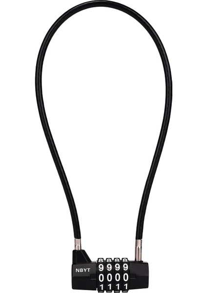 Çelik Kablo Halatlı 4 Haneli Şifreli Kilit, Dolap Kulplu Asma Kilit, Çap 3/16", Uzunluk 15", Dolaplar, Dosya Dolapları, Dolaplar, Küçük Çitler, Buzdolabı Kapısı, Küçük Barakalar Iç (Yurt Dışından)