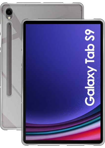 Samsung Galaxy Tab S9 Kılıf Silikon Şeffaf