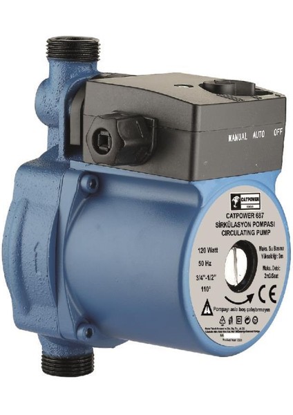 687 Sıcak Su Sirkülasyon Pompası 120 Watt
