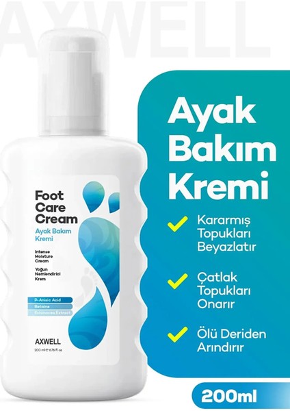 Topuk Çatlağı Yoğun Nemlendirici Ultra Bakım Kremi - Yumuşatıcı Ayak Bakım Kremi 200ML