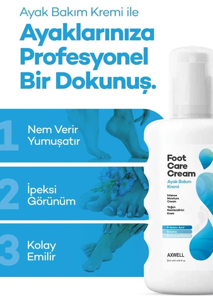 Topuk Çatlağı Yoğun Nemlendirici Ultra Bakım Kremi - Yumuşatıcı Ayak Bakım Kremi 200ML