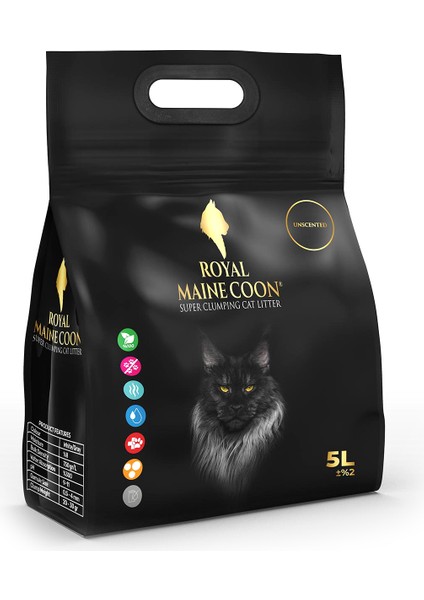 Süper Emiş Gücüne Sahip Kokusuz Perlit Kedi Kumu 5 Litre