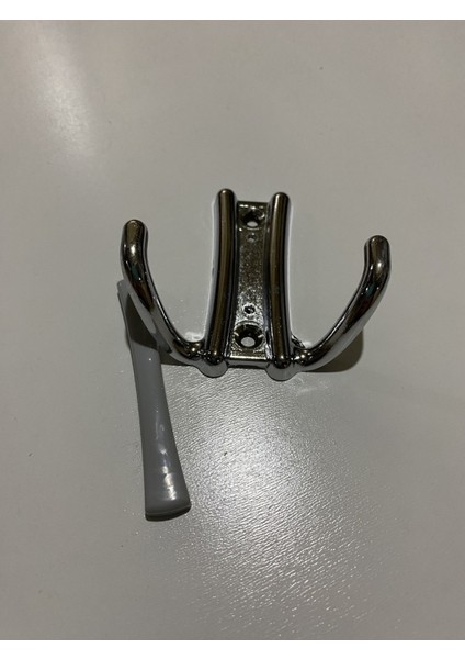 Vestiyer Mobilya Dolap Duvar Askısı Berfin Küçük Tip Ikili Askılık Gizli Vidalı Askılık (4 Aet)