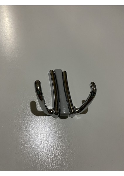 Vestiyer Mobilya Dolap Duvar Askısı Berfin Küçük Tip Ikili Askılık Gizli Vidalı Askılık (4 Aet)