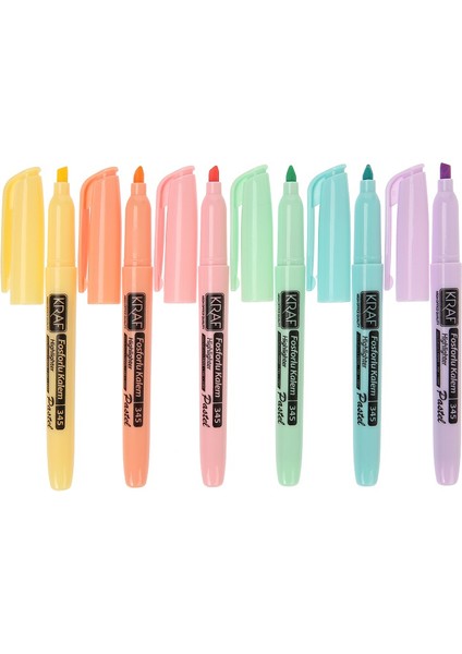 Fosforlu Kalem Pastel Kalem Tipi 345 6 Lı fiyatları