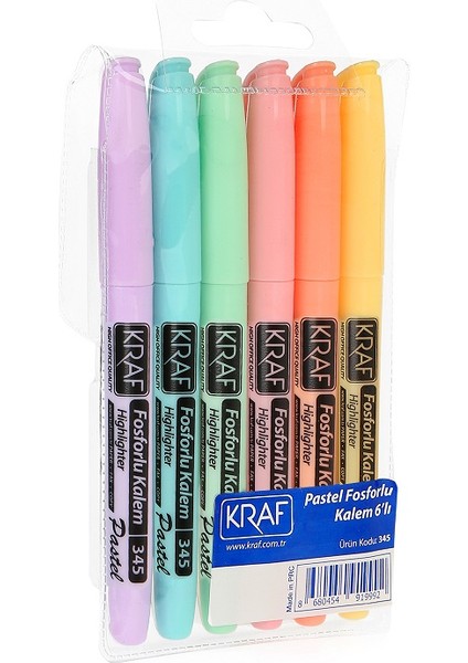 Fosforlu Kalem Pastel Kalem Tipi 345 6 Lı fırsatları