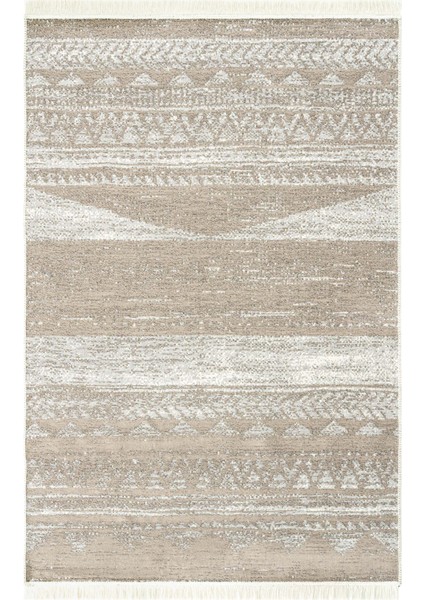 Cool Halı Perla Pr 06 Natural Çift Taraf Pamuk Banyo Balkon Kilim Makinede Yıkanabilir Mutfak Kilimi