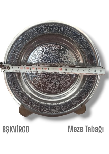 Paslanmaz Çelik Meze Tabağı 17 cm