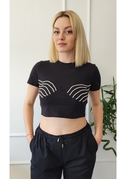 Taş Detaylı Tshirt modelleri