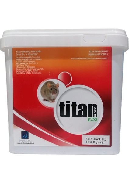 Titan Wax Block Fare Yemi - 5 kg