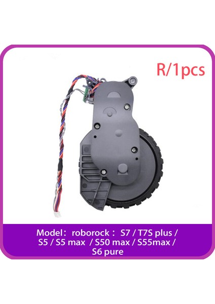 Roborock S7 / T7S Plus / S5 Max / S50 Max / S55 Max / S6 Pure Robot Elektrikli Süpürge Için R Motors Tahrik Tekerlekleri (Yurt Dışından)