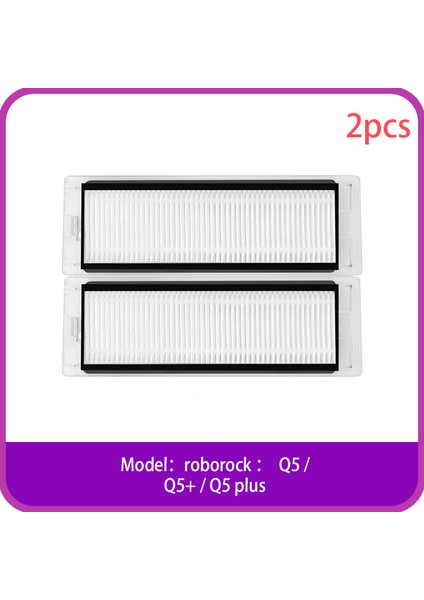 Roborock Q5/q5+ Plus Robot Elektrikli Süpürge Için Hepa Filtre (Yurt Dışından)