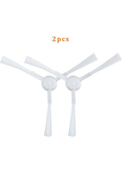 Xiaomi Mijia Mop PRO/STYTJ02YM/3C/2S/S10/B106GL/B106CN/E10/B1112/E12/GEN 2 Viomi V2PRO*V3 Se Robot Süpürge Parçaları Için Beyaz Yan Fırça (Yurt Dışından)