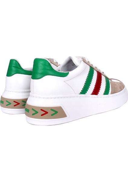 Barandas Kadın Ayakkabı Beyaz Yeşil fırsatları