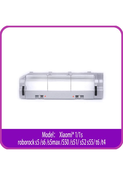 Xiaomi Mijia Mi 1/1s Roborock S5 / S6 / S5MAX / S50 / S51 / S52 S55 / T6 / T4 Robot Elektrikli Süpürge Parçaları Için Beyaz Ana Rulo Fırça Kapağı (Yurt Dışından)