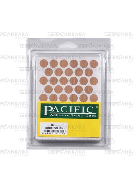 Pacific Yapışkanlı Tapa Tık (14MM)