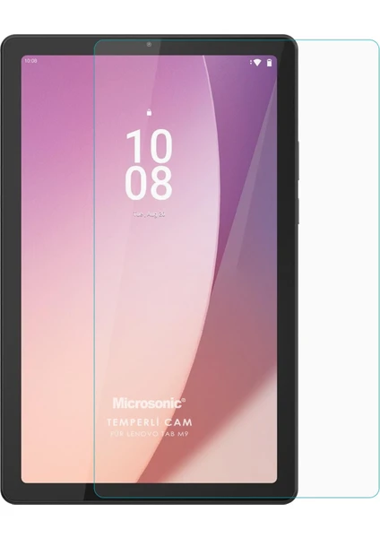 Lenovo Tab M9 Tempered Glass Cam Ekran Koruyucu