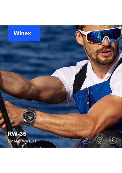 Watch RW35 Amoled Ekran Android Ios Harmonyos Uyumlu Akıllı Saat Siyah