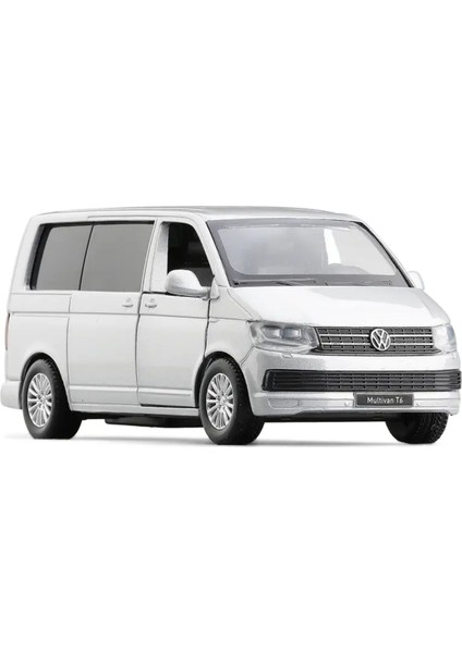 Vw Lisansli Transporter Maket Metal Araba Birebir Ayni Gümüş Gri