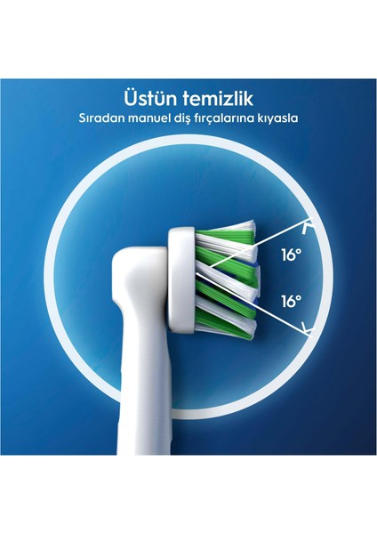 Oral-B cross Action Clean Maximiser 6’lı Diş Fırçası Yedek Başlığı EB50