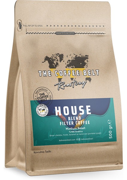 The Coffee Belt House Blend Filtre Kahve 500  gr