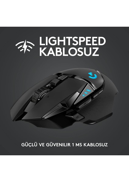 G502 Lightspeed Kablosuz Gaming Mouse (İthalatçı Garantili)