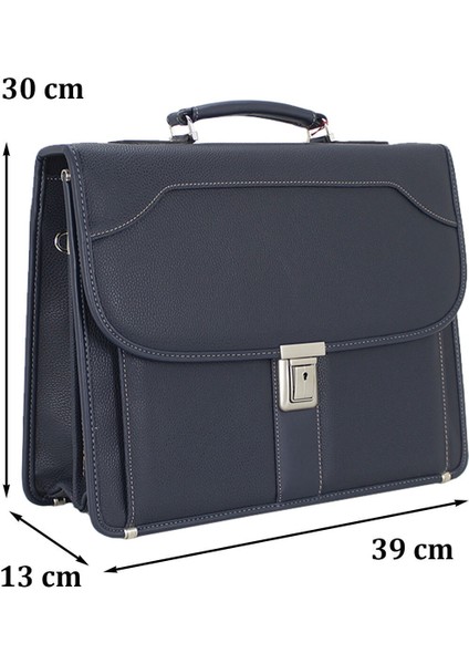 Kilit Mekanizmalı Erkek Evrak Çantası 15,6 Inç Laptop ve Organizer Bölmeli Omuz Askılı Dosya Uyumlu fiyatları