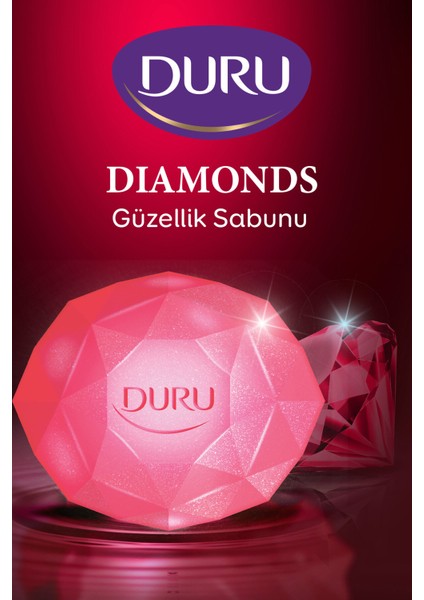 Diamonds Serisi Oriental Red Diamond 16 Adet Güzellik Sabunu 4x360 Gr