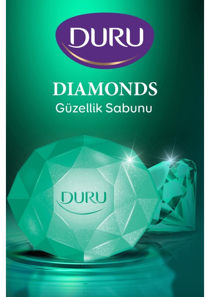 Diamonds Serisi Exotic Green Diamond 16 Adet Güzellik Sabunu 4x360 Gr