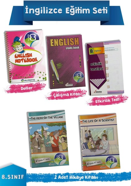 8.Sınıf İngilizce Eğitim Seti