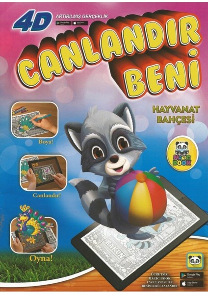 4D Boyama Seti 2 Kitap Canlandır Beni