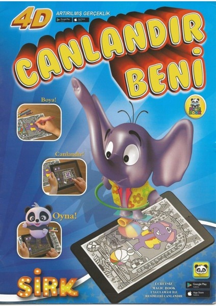 4D Boyama Seti 2 Kitap Canlandır Beni