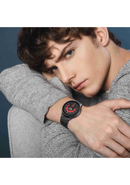 Samsung Galaxy 4 40MM/44MM/WATCH 4 Classic 42MM/46MM/SAAT 5 40MM/44MM Rhombus Patern Saat Bandı Yumuşak Silikon Spor Bilgisayar Kayışı - Siyah (Yurt Dışından) indirimleri