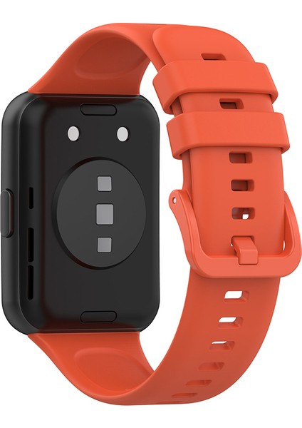 Huawei Watch Fit 2/fit 2 Active/classic/zarif Silikon Saati Strap Yumuşak Spor Yedek Saat Band - Orange (Yurt Dışından)