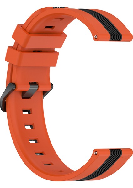 Huawei Spor Bantları Saat Gt 3 Se/saat Gt Çift Renk 22MM Saat Bando Breatable Yumuşak Silikon Kayış - Turuncu/siyah (Yurt Dışından) fırsatları