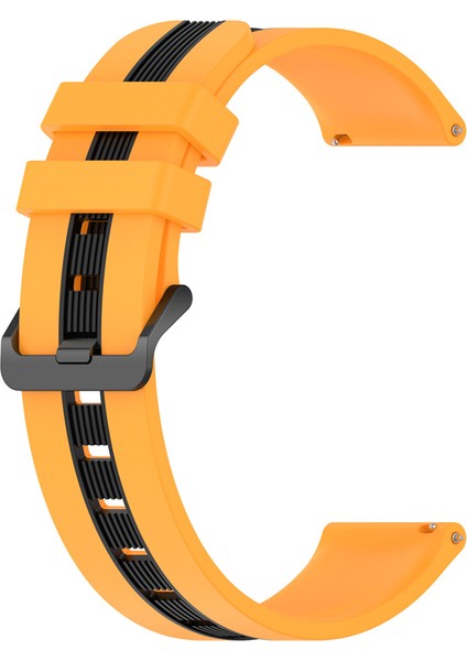 Huawei Spor Bantları Saat Gt 3 Se/saat Gt Çift Renk 22MM Saat Bando Breefable Yumuşak Silikon Kayış - Sarı/siyah (Yurt Dışından) modelleri