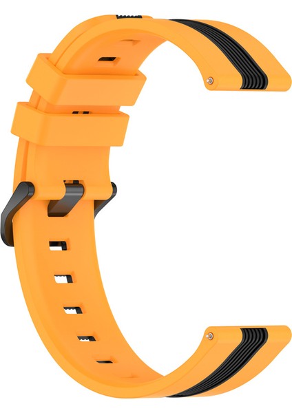 Huawei Spor Bantları Saat Gt 3 Se/saat Gt Çift Renk 22MM Saat Bando Breefable Yumuşak Silikon Kayış - Sarı/siyah (Yurt Dışından) fırsatları