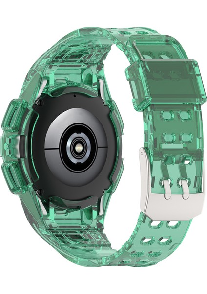 Samsung Galaxy Watch 4 40MM Tek Parçalı Yumuşak Tpu Akıllı Saat Saat Kılıflı Yedek Bilek Kayışı - Şeffaf Yeşil (Yurt Dışından) fiyatları