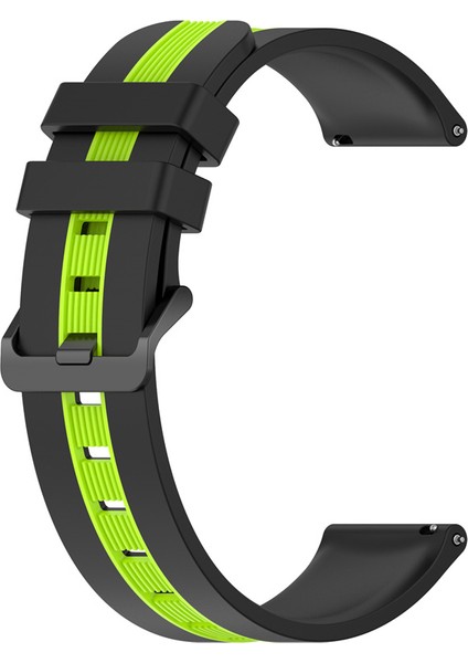 Huawei Spor Bantları Saat Gt 3 Se/saat Gt Çift Renk 22MM Saat Bando Breefable Yumuşak Silikon Kayış - Siyah/kireç (Yurt Dışından) modelleri