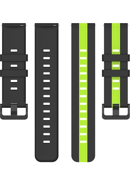 Huawei Spor Bantları Saat Gt 3 Se/saat Gt Çift Renk 22MM Saat Bando Breefable Yumuşak Silikon Kayış - Siyah/kireç (Yurt Dışından) indirimleri