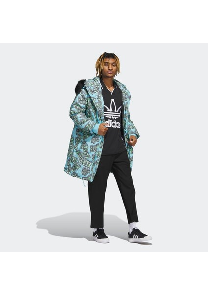 Jeremy Scott Money Print Unisex Parka IA0100