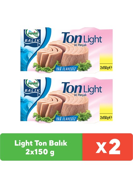 Light Ton Balık 2X150 gr x 2 Adet