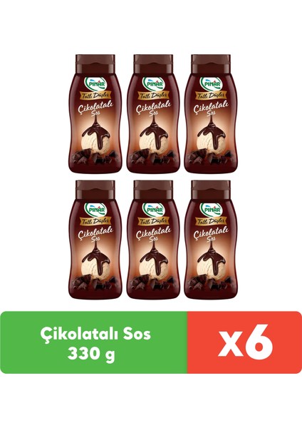 Çikolatalı Sos 330 gr x 6 Adet