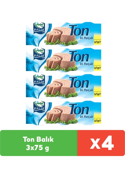 Ton Balık 3X75 gr x 4 Adet