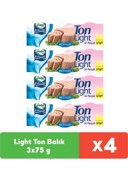 Light Ton Balık 3X75 gr x 4 Adet