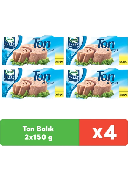 Ton Balık 2X150 gr x 4 Adet