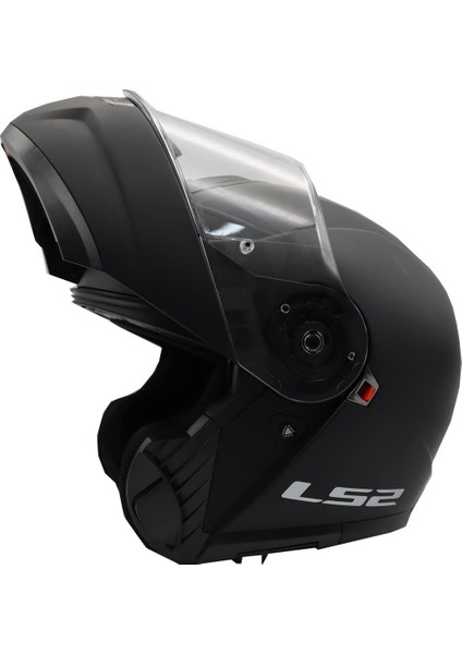 Ls2 Strobe 2 Çeneden Açılır Kask (Mat Siyah)