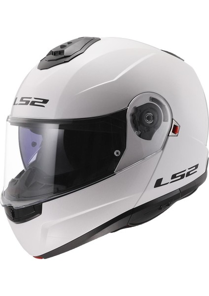 Strobe 2 Çeneden Açılır Kask (Beyaz)